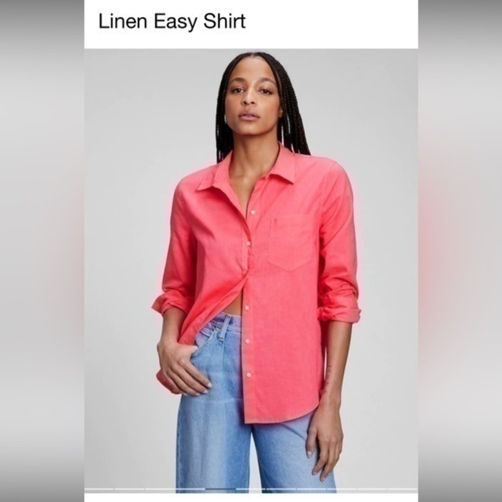 COPY - NWT Gap Linen Easy Shirt